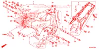 CADRE pour Honda CROSSTOURER 1200 S RED 2017