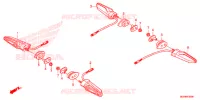 CLIGNOTANT pour Honda CROSSTOURER 1200 S RED 2017