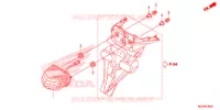 FEU ARRIERE pour Honda CROSSTOURER 1200 S RED 2017