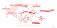 MARQUE (2) pour Honda CROSSTOURER 1200 DCT 2015