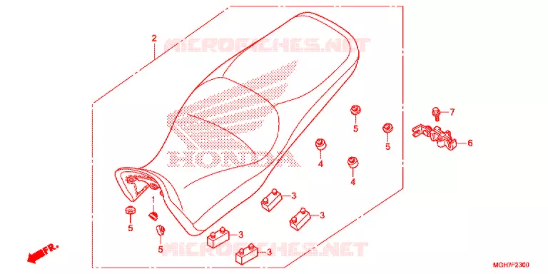 SELLE Honda MOTO 1200 CROSSTOURER 2015  VFR1200XDF