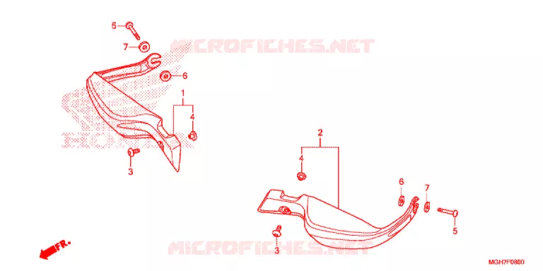 PROTEGES MAINS Honda MOTO 1200 CROSSTOURER 2015  VFR1200XDF