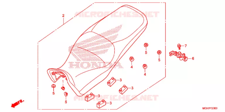 SELLE Honda MOTO 1200 CROSSTOURER 2015  VFR1200XDAF