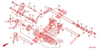 BARILLET DE SELECTION  pour Honda CROSSTOURER 1200 2012