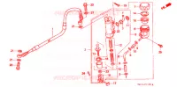 MAITRE CYLINDRE DE FREIN ARRIERE pour Honda XR 600 R 1995