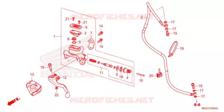 MAITRE-CYLINDRE Honda MOTO 450 CRF 2021  CRF450RWEM
