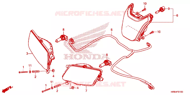 PHARE Honda ATV 520 FOURTRAX 2021  TRX520FM6M