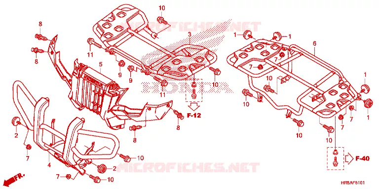SUPPORT Honda ATV 520 FOURTRAX 2021  TRX520FM6M
