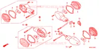 CLIGNOTANT pour Honda CB 400 SUPER FOUR TYPE VI 2011