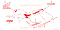 MARQUE (2) pour Honda CB 400 SUPER FOUR TYPE VI 2011