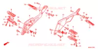 REPOSE PIED pour Honda CB 400 SUPER FOUR TYPE VI 2011