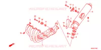 SILENCIEUX D'ECHAPPEMENT pour Honda CB 400 SUPER FOUR TYPE VI 2011
