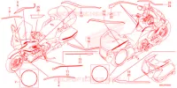 AUTOCOLLANTS pour Honda GL 1800 GOLD WING 2021