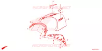 CAPOT CENTRAL ARRIERE pour Honda GL 1800 GOLD WING 2021