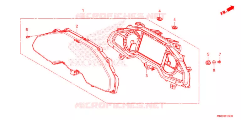 COMPTEUR Honda MOTO 1800 GOLD-WING 2021  GL1800DAM