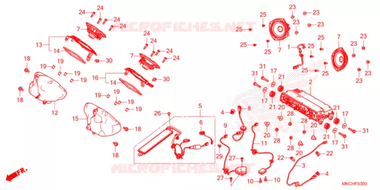 APPAREIL AUDIO Honda MOTO 1800 GOLD-WING 2021  GL1800DAM