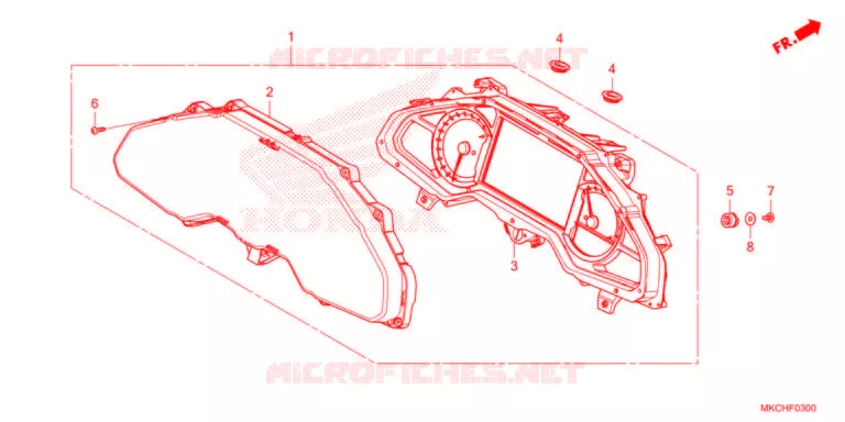 COMPTEUR Honda MOTO 1800 GOLD-WING 2021  GL1800DAM
