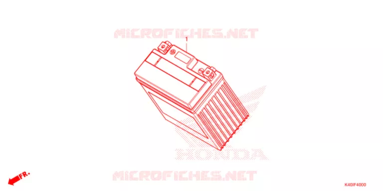 BATTERIE Honda SCOOTER 125 FORZA 2021  NSS125ADM_T