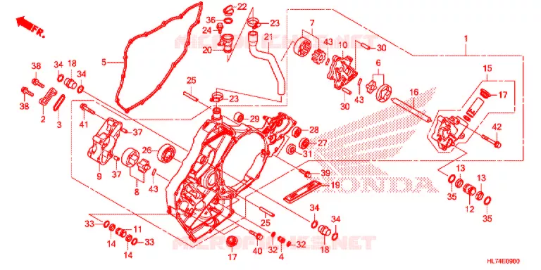 POMPE A HUILE Honda ATV 1000 TALON 2021  SXS1000S4XM