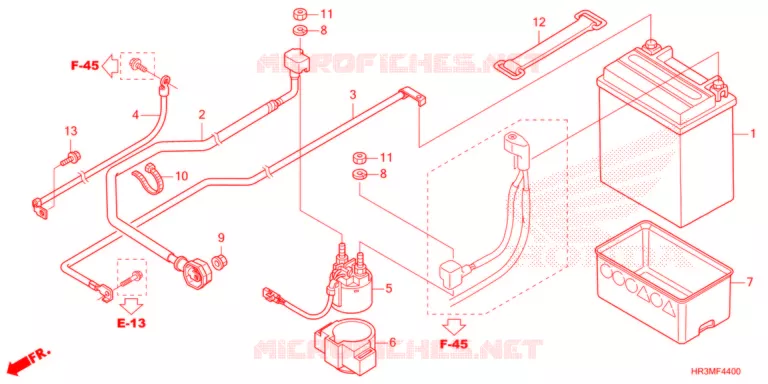 BATTERIE Honda ATV 420 FOURTRAX 2021  TRX420FM2M