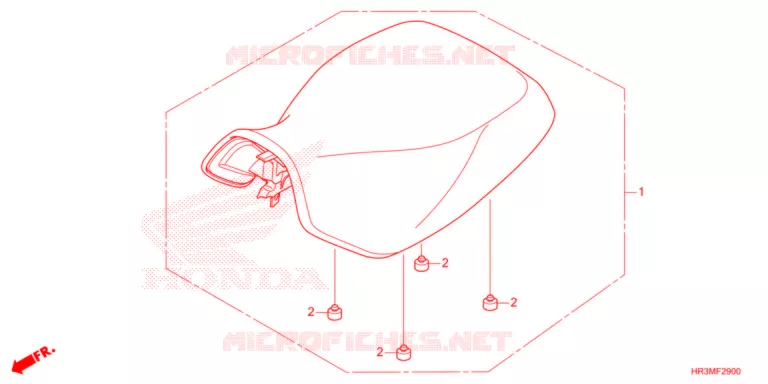 SELLE Honda ATV 420 FOURTRAX 2021  TRX420FM2M