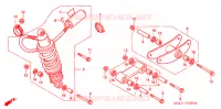 AMORTISSEUR ARRIERE pour Honda CBR 600 F3 1997
