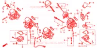 CARBURATEUR (PIECES CONSTITUTIVES) pour Honda CBR 600 F3 1997