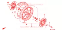 ROUE AVANT pour Honda CBR 600 F3 1997