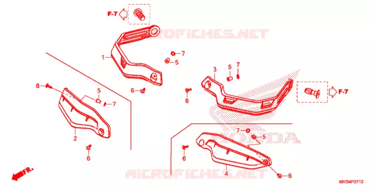 PROTEGES MAINS Honda MOTO 1100 AFRICA-TWIN 2021  CRF1100AM