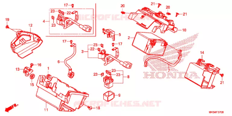 BATTERIE Honda MOTO 1100 AFRICA-TWIN 2021  CRF1100DM