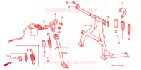 BEQUILLE pour Honda CBR 600 1997