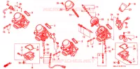 CARBURATEUR (PIECES CONSTITUTIVES) pour Honda CBR 600 1997
