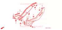 COUVERCLES LATERAUX pour Honda CBR 600 1997
