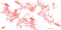 REPOSE PIED pour Honda CBR 600 1997