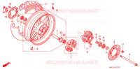 ROUE ARRIERE pour Honda CBR 600 1997