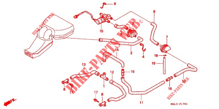 SOUPAPE D'ADMISSION pour Honda CBR 600 1997