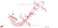 SILENCIEUX D'ECHAPPEMENT pour Honda CBR 600 1998