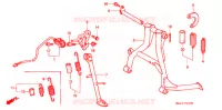 BEQUILLE pour Honda CBR 600 34HP 1998