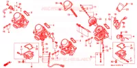 CARBURATEUR (PIECES CONSTITUTIVES) pour Honda CBR 600 34HP 1998