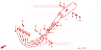 SILENCIEUX D'ECHAPPEMENT pour Honda CBR 600 34HP 1998