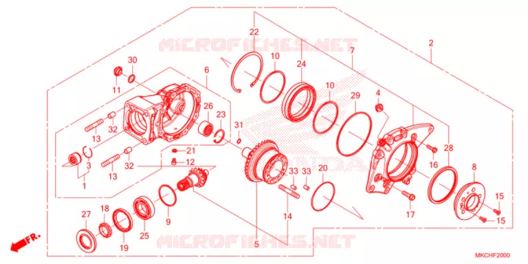 COUPLE CONIQUE Honda MOTO 1800 GOLD-WING 2021  GL1800DAM
