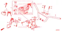 GUIDON   TE DE FOURCHE pour Honda ZOOMER 110 X 2013
