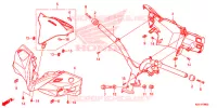 GUIDON   CARENAGE pour Honda BEAT 110 CBS ISS 2018