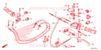 LEVIER DE GUIDON/COMMUTATEUR/CABLE (ACH110CBT) pour Honda BEAT 110 CBS ISS 2018