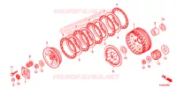 EMBRAYAGE pour Honda CBR 150 R REPSOL 2017