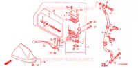 MAITRE CYLINDRE DE FREIN AVANT pour Honda XRM 125 SPOKED WHEELS, REAR BRAKE DISK 2012
