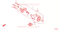 POMPE A HUILE (2) pour Honda XRM 125 SPOKED WHEELS, REAR BRAKE DISK 2012