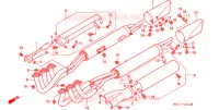 SILENCIEUX D'ECHAPPEMENT pour Honda VALKYRIE 1500 F6C 1997