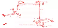 PEDALE pour Honda VFR 1200 DCT 2010