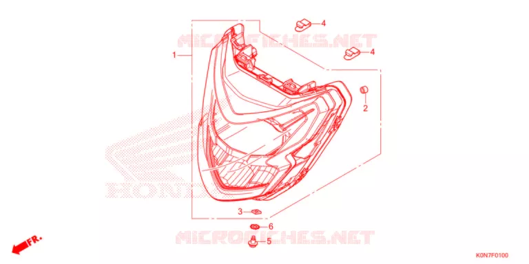 PHARE Honda MOTO 125 CBF 2021  CBF125MM